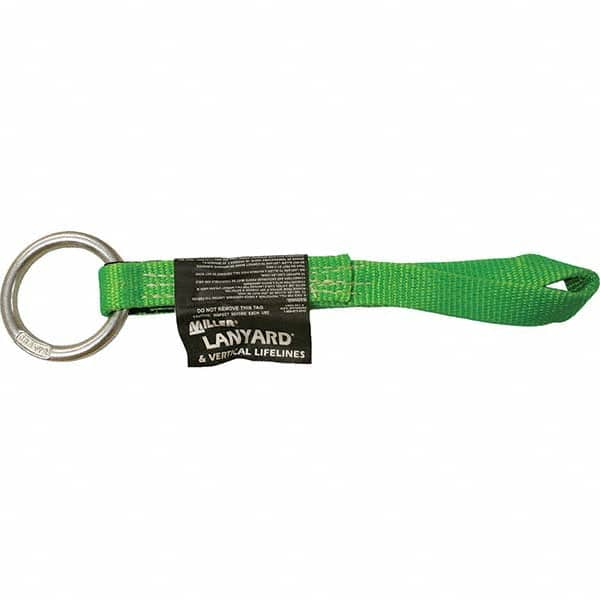 Miller - Lanyards & Lifelines Type: O-Ring Extension Length (Inch): 18 - All Tool & Supply