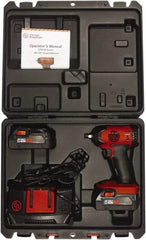 Chicago Pneumatic - 3/8" Drive 20 Volt Pistol Grip Cordless Impact Wrench & Ratchet - 2,400 RPM, 150 Ft/Lb Torque, 2 Lithium-Ion Batteries Included - All Tool & Supply