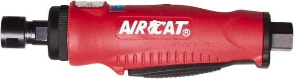 AIRCAT - 1/4" Collet, Straight Handle, Straight Air Die Grinder - 22,000 RPM, Rear Exhaust, 6 CFM, 0.5 hp, 90 psi, 1/4" Inlet - All Tool & Supply