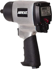 AIRCAT - 1/2" Drive, 9,000 RPM, 800 Ft/Lb Torque Impact Wrench - Pistol Grip Handle, 1,200 IPM, 8 CFM, 90 psi, 1/4" NPT Inlet - All Tool & Supply