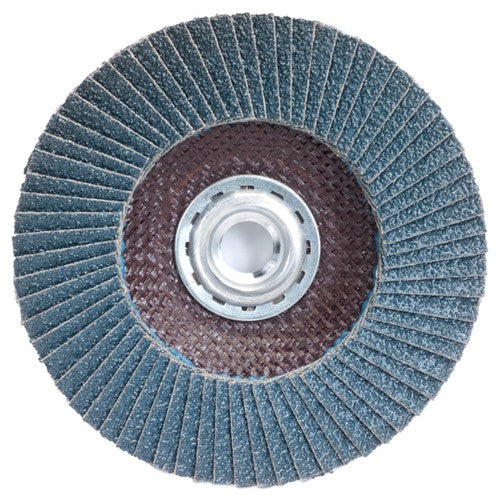 7″ × 1/4″ × 5/8″ PowerFlex Flap Disc Type 27 Flat 24 Grit - All Tool & Supply