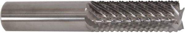 Controx - 1/4" Diam, 5/8" LOC, Square End, Solid Carbide Diamond Pattern Router Bit - Right Hand Cut, 2-1/2" OAL - All Tool & Supply