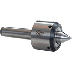 Riten - Live Centers; Shank Type: Morse Taper ; Taper Size: 7MT ; Maximum Workpiece Weight (Lb.): 7500.00 ; Point Style: Male ; Point Diameter (Inch): 2-1/2 ; Point Length (Inch): 2-1/2 - Exact Industrial Supply