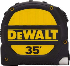 DeWALT - 35' x 1-1/4" Tape Measure - 1/16" Graduation, Inch Graduation Style - All Tool & Supply