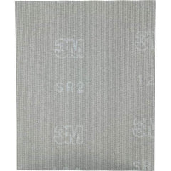 3M - 120 Grit, Silicon Carbide Sanding Sheet - 11" Long x 9" Wide, Fine Grade, Weighted Cloth Backing - All Tool & Supply