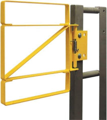 FabEnCo - Carbon Steel Self Closing Rail Safety Gate - Fits 25 to 27-1/2" Clear Opening, 25" Wide x 42" Door Height, - All Tool & Supply