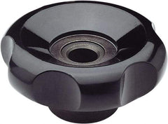 Elesa - 3.9" Head Diam, 6 Point Lobed Knob - Duroplast - All Tool & Supply