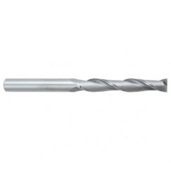 1 Dia. x 6 Overall Length 2-Flute Square End Solid Carbide SE End Mill-Round Shank-Center Cutting-Uncoated - All Tool & Supply