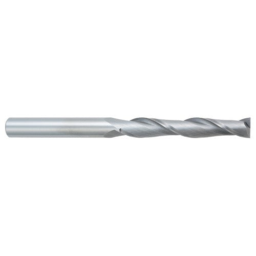 1/8″ Dia. × 1/8″ Shank × 1″ DOC × 3″ OAL, Carbide, TiAlN, 2 Flute, Solid End Mill