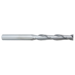 1/8″ Dia. × 1/8″ Shank × 1″ DOC × 3″ OAL, Carbide, Uncoated, 2 Flute, Square, Solid End Mill - All Tool & Supply