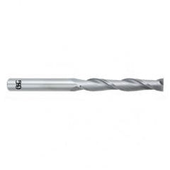 18mm Dia. x 153mm Overall Length 2-Flute Square End Solid Carbide SE End Mill-Round Shank-Center Cutting-Uncoated - All Tool & Supply