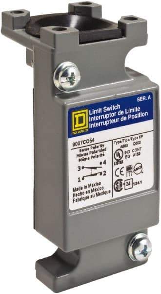 Schneider Electric - SPDT, NC/NO, 250 VDC, 600 Volt, Screw Terminal, General Purpose Limit Switch - All Tool & Supply