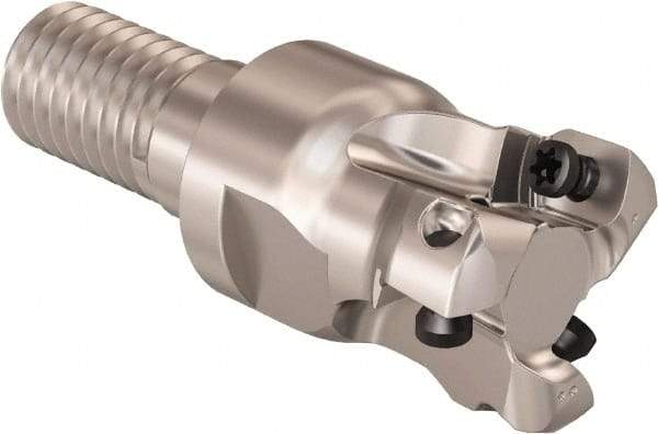 Seco - 5/8" Cutting Diam, 0.32mm Max Depth of Cut, Modular Connection Indexable Copy End Mill - 3 Inserts, LPHT Insert, R217.21 Toolholder - All Tool & Supply