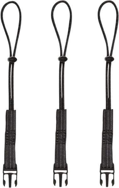 Ergodyne - 12-1/2" Tool Lanyard - Loop Connection, 13" Extended Length, Black - All Tool & Supply