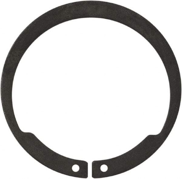 Rotor Clip - 0.53" Groove Diam, 9/16" Shaft Diam, Phosphate Spring Steel, Snap External Retaining Rings - 0.039" Groove Width, 0.016" Groove Depth, 0.035" Ring Thickness, Grade 1060-1090 - All Tool & Supply