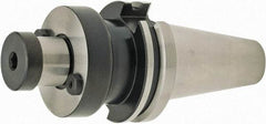 Parlec - CAT40 Dual Contact Taper Shank 19.05mm Pilot Diam Shell Mill Holder - 101.6mm Flange to Nose End Projection, 44.45mm Nose Diam, Through-Spindle Coolant - Exact Industrial Supply