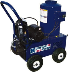 Value Collection - Electric, 25 Amp, 6 hp, 2,400 psi, 3 GPM, Hot Water Pressure Washer - Triplex Plunger, 50' x 3/8" Hose, 220 Max Volts - All Tool & Supply