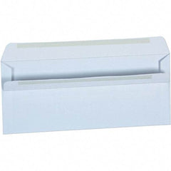 Universal One - 4.13" Long x 9.63" Wide Self Seal Business Envelope - White - All Tool & Supply