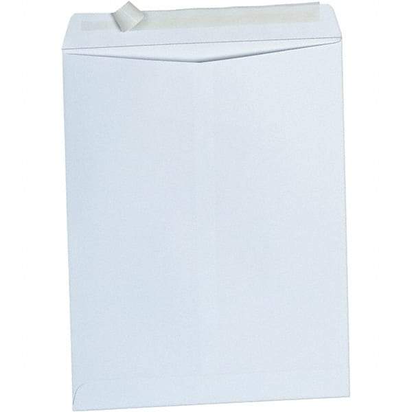 Universal One - 4" Long x 10.13" Wide Peel-Off Self-Seal White Catalog Envelope - White - All Tool & Supply