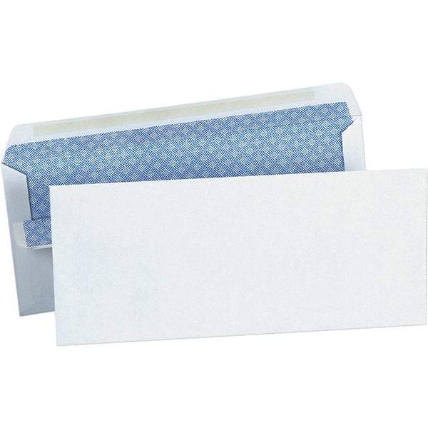 Universal One - 4.13" Long x 9.63" Wide Self Seal Business Envelope - White - All Tool & Supply