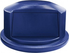 Rubbermaid - Dome Lid for Use with 44 Gal Round Trash Cans - Blue, For Brute Trash Cans - All Tool & Supply