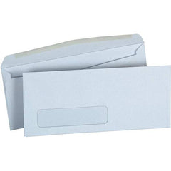 UNIVERSAL - 9-1/2" Long x 7-1/4" Wide Gummed Flap Plain White Envelope with Window - White - All Tool & Supply