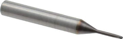 Seco - 1.5mm Diam, 1.5mm LOC, 2 Flute Solid Carbide Ball End Mill - MEGA-T Finish, Single End, 50mm OAL, 6mm Shank Diam, Spiral Flute - All Tool & Supply