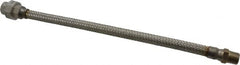 Made in USA - 18" OAL, 1/2" ID, 1,040 Max psi, Flexible Metal Hose Assembly - All Tool & Supply