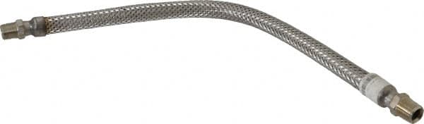 Made in USA - 24" OAL, 1/2" ID, 1,040 Max psi, Flexible Metal Hose Assembly - All Tool & Supply