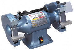 Palmgren - 10" Wheel Diam, 1 hp Grinder - 1" Arbor Hole Diam, 3 Phase, 1,725 Max RPM, 220/440 Volts - All Tool & Supply