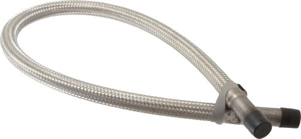 Made in USA - 36" OAL, 1/2" ID, 1,040 Max psi, Flexible Metal Hose Assembly - All Tool & Supply