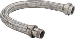 Made in USA - 36" OAL, 1-1/2" ID, 410 Max psi, Flexible Metal Hose Assembly - All Tool & Supply