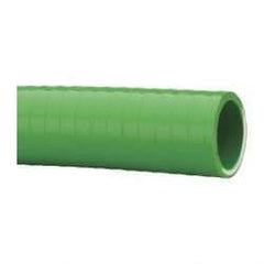 Made in USA - 1" Inside x 1-1/4" Outside Diam, PVC Liquid Suction & Discharge Hose - Green, 100' Long, 28 Vacuum Rating, 100 psi Working Pressure - All Tool & Supply