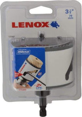 Lenox - 3-1/8" Diam, 1-1/2" Cutting Depth, Hole Saw - Bi-Metal Saw, Toothed Edge - All Tool & Supply