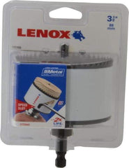 Lenox - 3-3/8" Diam, 1-1/2" Cutting Depth, Hole Saw - Bi-Metal Saw, Toothed Edge - All Tool & Supply