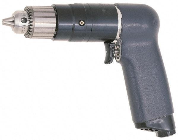 Ingersoll-Rand - 1/4" Keyed Chuck - Pistol Grip Handle, 3,100 RPM, 20 CFM, 0.51 hp, 90 psi - All Tool & Supply