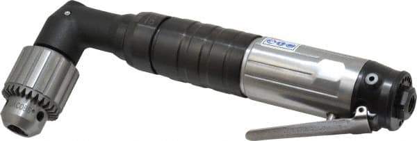 Ingersoll-Rand - 1/2" Keyed Chuck - Right Angle Handle, 600 RPM, 26 CFM, 0.75 hp, 90 psi - All Tool & Supply