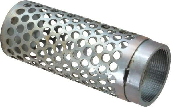 Dixon Valve & Coupling - 2" Hose, Round Hole-Long Body Strainer - Plated Steel - All Tool & Supply