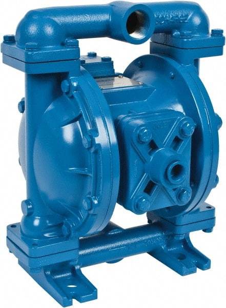 SandPIPER - 1" NPT, Metallic, Air Operated Diaphragm Pump - Santoprene Diaphragm, Aluminum Housing - All Tool & Supply