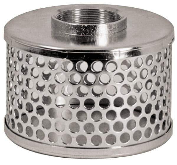 Dixon Valve & Coupling - 6" Hose, Round Hole Strainer - Stainless Steel - All Tool & Supply