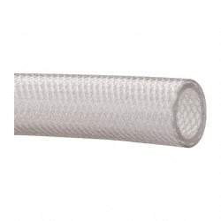 Made in USA - 1" ID x 1-3/8" OD, 3/16" Wall Thickness, Cut to Length (100' Standard Length) PVC Tube - Clear, 110 Max psi, 80 Shore A Hardness - All Tool & Supply