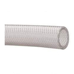 Made in USA - 1" ID x 1-3/8" OD, 3/16" Wall Thickness, Cut to Length (100' Standard Length) PVC Tube - Clear, 110 Max psi, 80 Shore A Hardness - All Tool & Supply