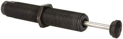 Parker - 1-12 Thread, 1/4 Rod Diam, 1.58 Stroke Length, Male Button Shock - 0.87 Shock Outside Diam, 7.44 OAL - All Tool & Supply