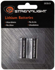 Streamlight - Size CR123A, Lithium, 2 Pack, Standard Battery - 3 Volts - All Tool & Supply