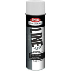 Krylon - 18 fl oz White Striping Paint - 234 to 332 Sq Ft/Gal Coverage, Solvent-Based Formula - All Tool & Supply