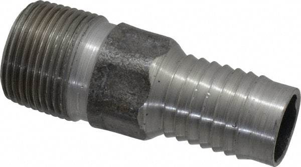 Campbell Fittings - 1" Pipe ID, Threaded Combination Nipple for Hoses - Steel - All Tool & Supply