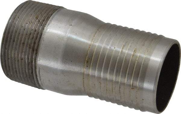 Campbell Fittings - 2-1/2" Pipe ID, Threaded Combination Nipple for Hoses - Steel - All Tool & Supply