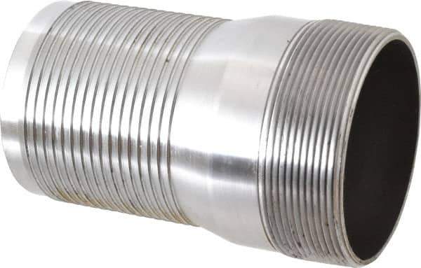 Campbell Fittings - 4" Pipe ID, Threaded Combination Nipple for Hoses - Steel - All Tool & Supply