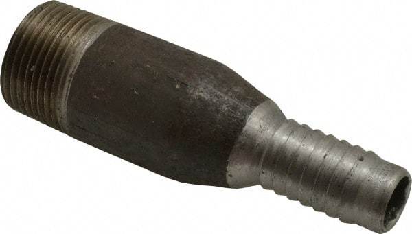 Campbell Fittings - 3/4" Pipe ID, Reducer Combination Nipple for Hoses - 1 Male NPT, Steel - All Tool & Supply