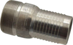 Campbell Fittings - 2" Pipe ID, Threaded Combination Nipple for Hoses - Stainless Steel - All Tool & Supply